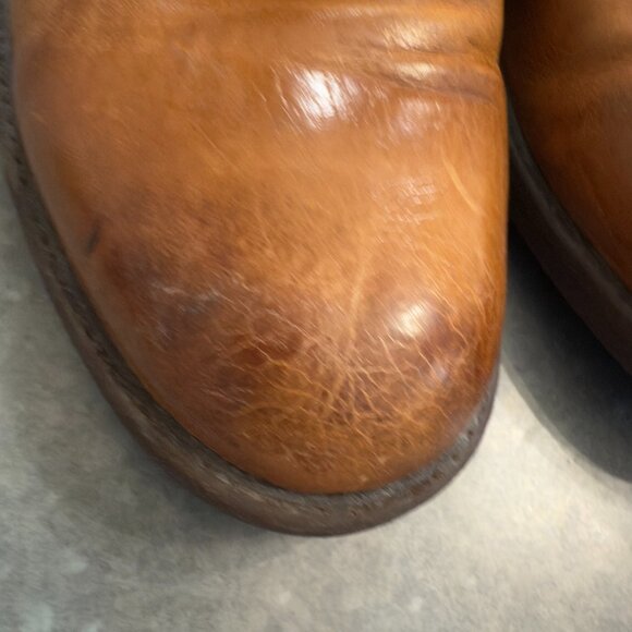 BED|STÜ Brown Leather Buckle Ankle Men's Boots – Size 8 - Picture 7 of 15